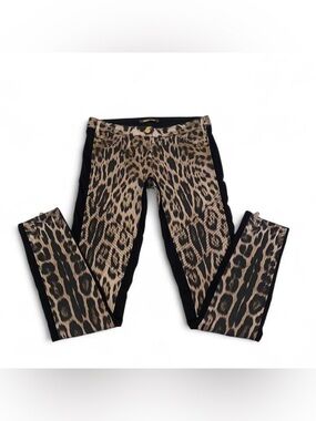 VINTAGE ROBERTO CAVALLI LEOPARD PRINT JEANS